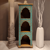 Indian Hand Carved Solid Wood Side Table 07